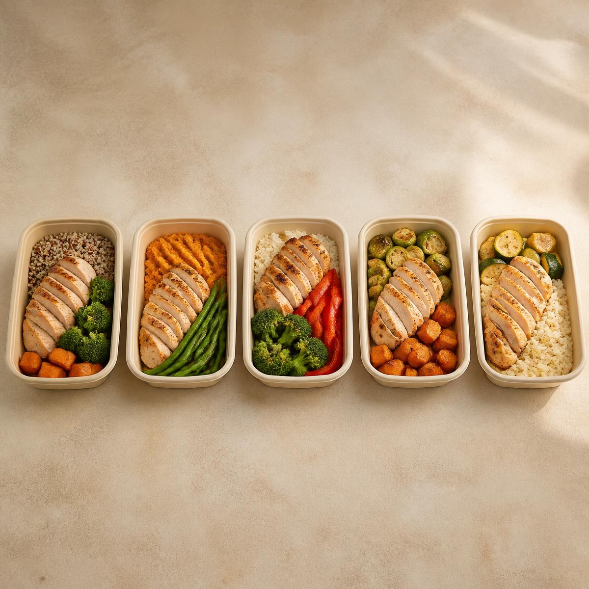 Weekly high protein meal bundle