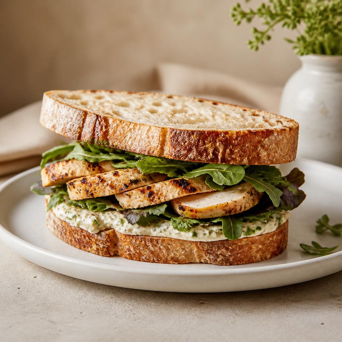 Grilled chicken sandwich